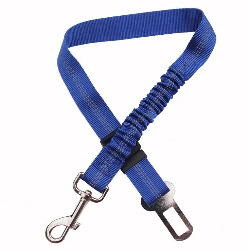 Adjustable Dog Seat Belt Dog Car Seatbelt Harness Leads Elastic Reflective Safety Rope cJ