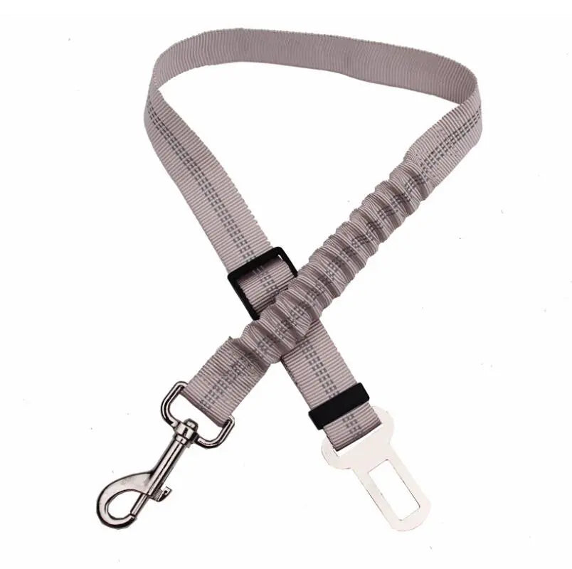 Adjustable Dog Seat Belt Dog Car Seatbelt Harness Leads Elastic Reflective Safety Rope cJ