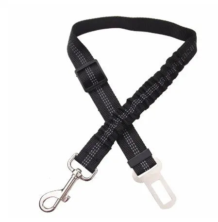 Adjustable Dog Seat Belt Dog Car Seatbelt Harness Leads Elastic Reflective Safety Rope cJ